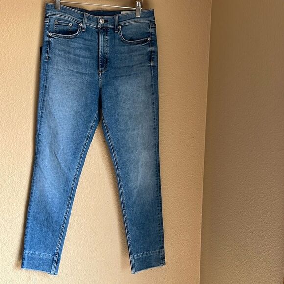 Rag & Bone Jeans High Rise Ankle Skinny 32 - Picture 1 of 15